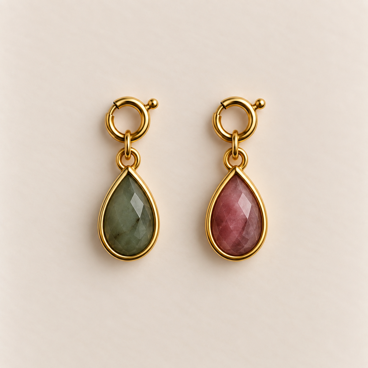 Mini Gemstone Drop Charm