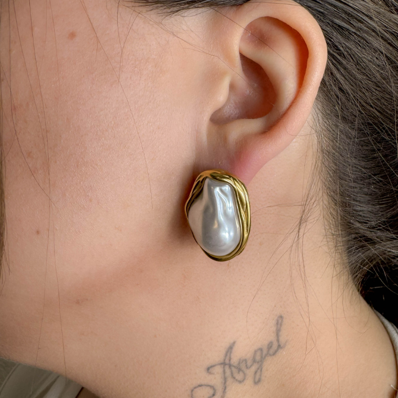 Molten Pearl | Earrings 01