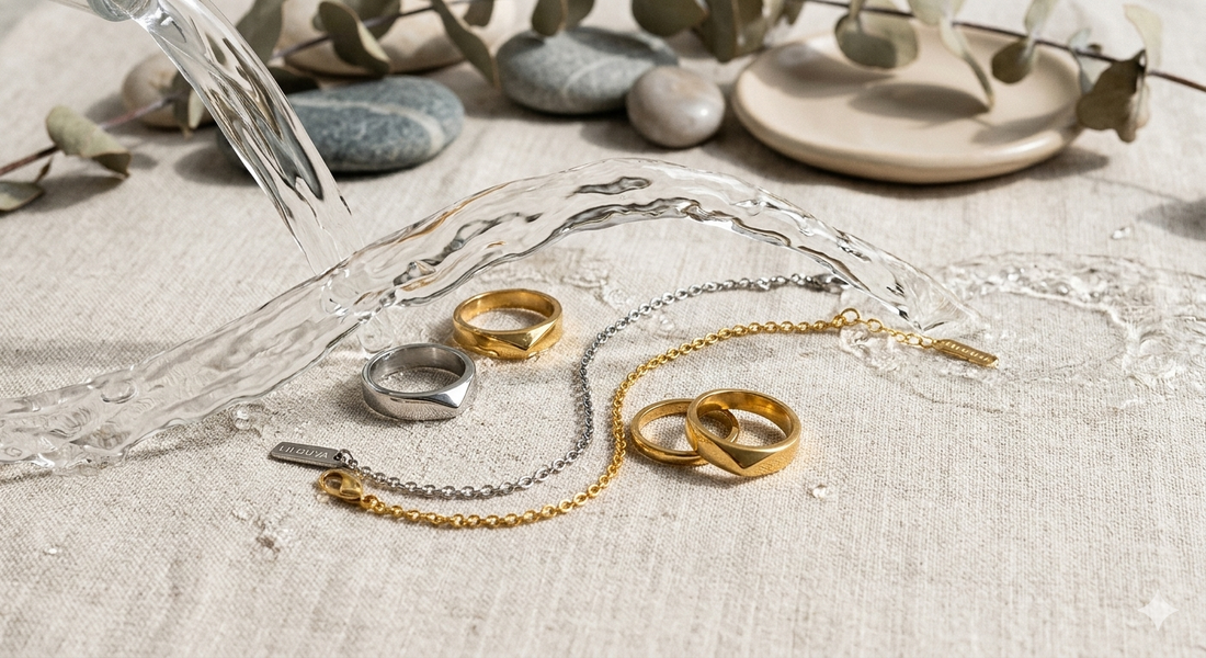 Team Gold oder Team Silber? Warum dein Lilouva Schmuck niemals anläuft ✨