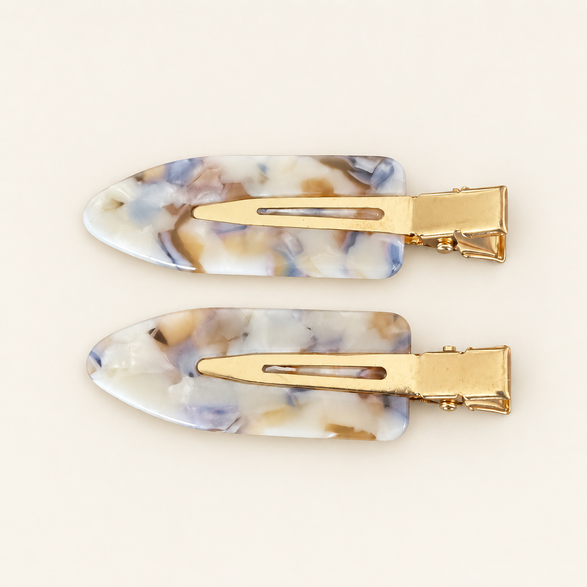 MARBLE DUO | Hair Clips 2er-Set
