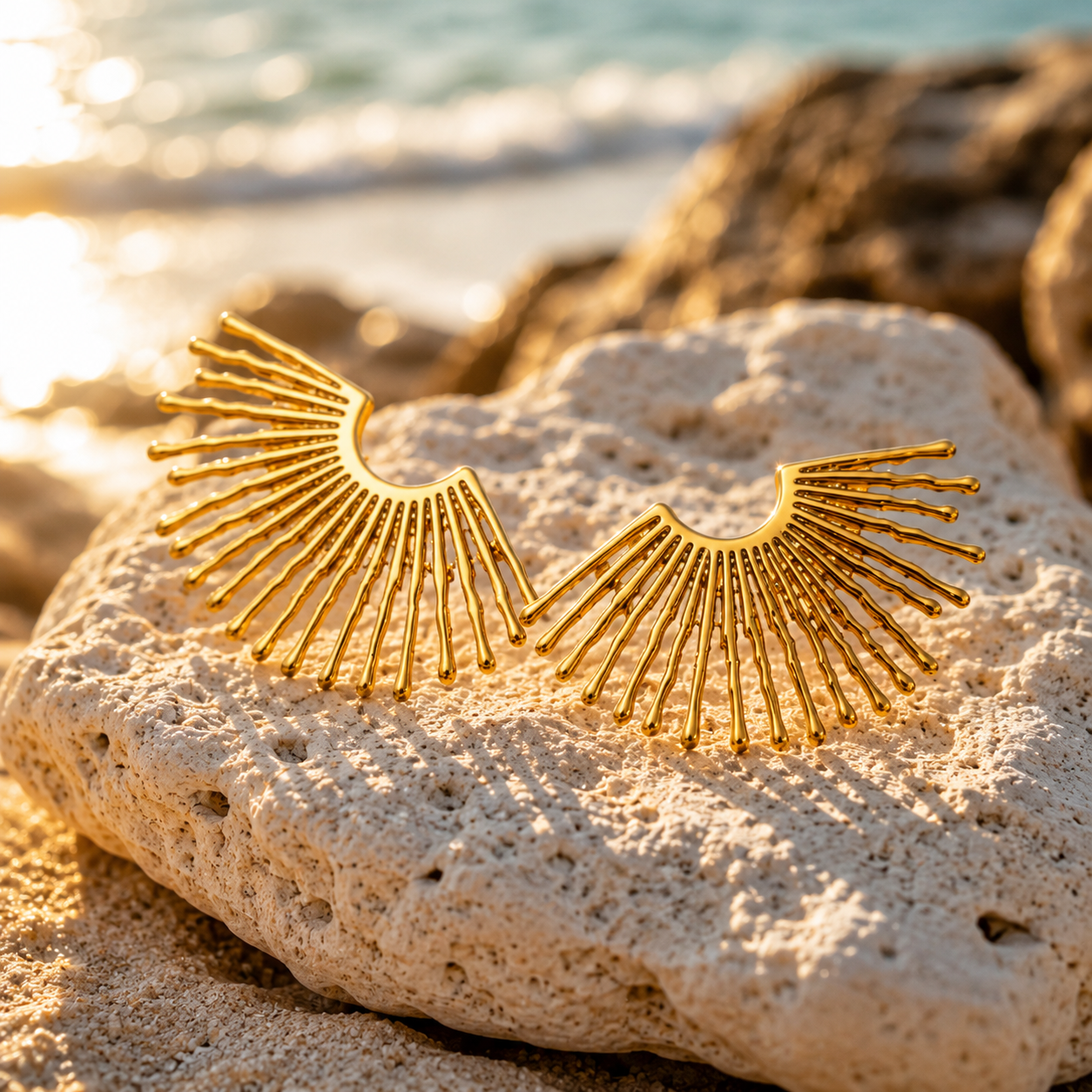 Sunburst Gold| Earrings 03