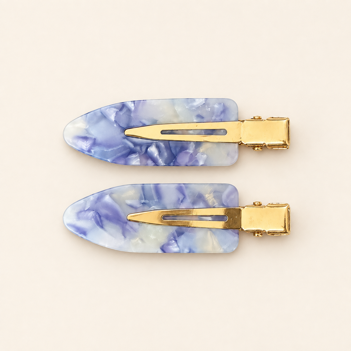 MARBLE DUO | Hair Clips 2er-Set