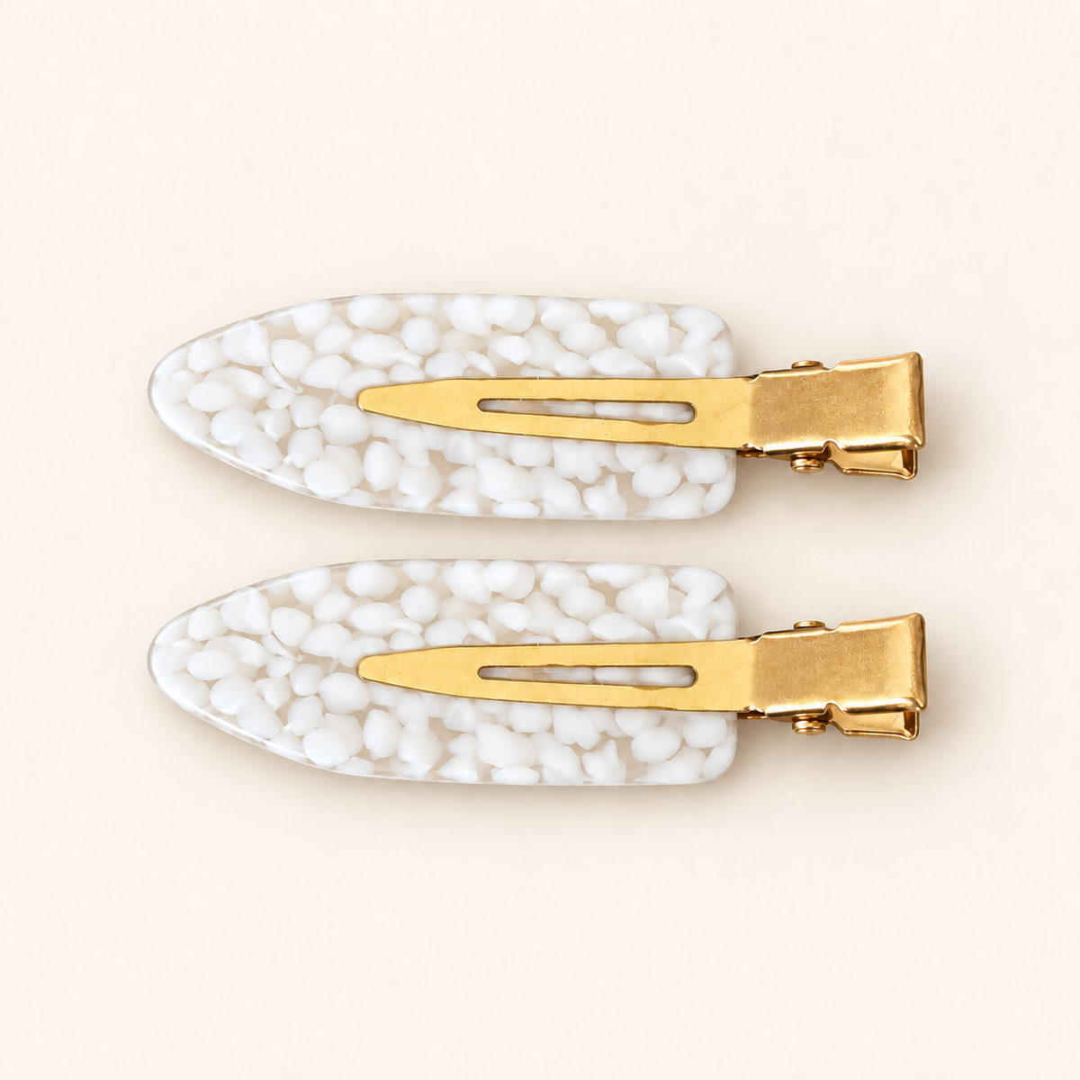 MARBLE DUO | Hair Clips 2er-Set