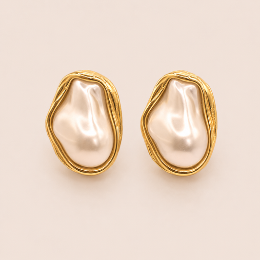 Molten Pearl | Earrings 01