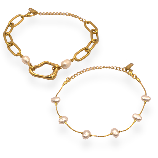 Pearl Bracelet Duo - Collection II